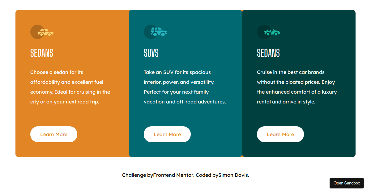 3 colum preview website