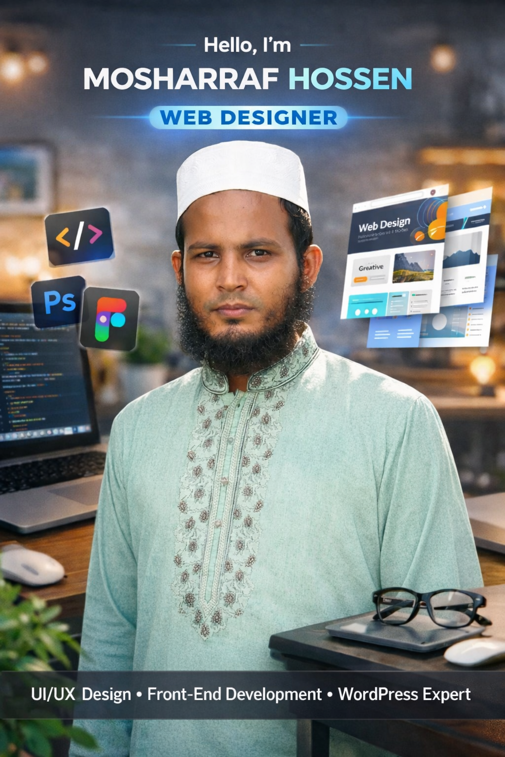 Personal portfolio website preview